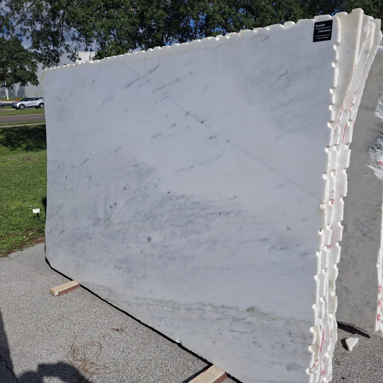 Shadow White Special slab sample